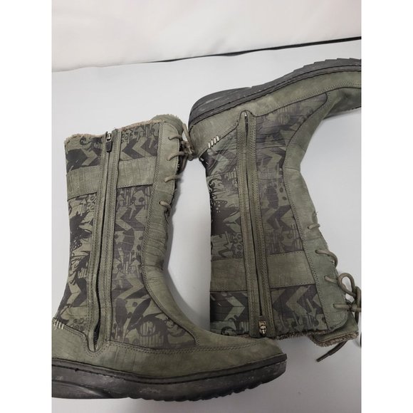 TEVA X Spyder Kiru Aztec Green Snow Winter Boots, Faux Fur Lined, 8.5 - Picture 6 of 9